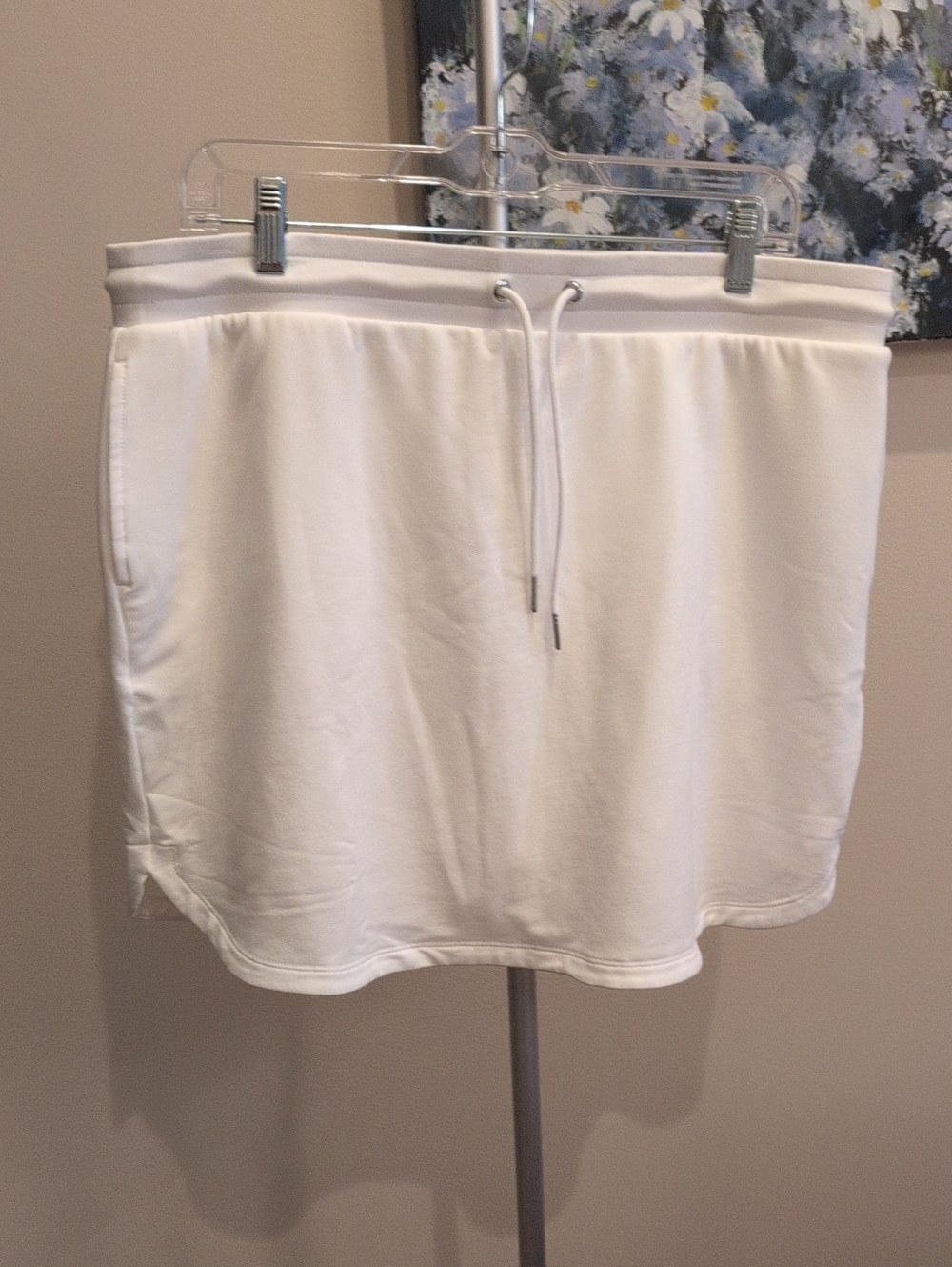 LChico's Weekends White Drawstring Skort
